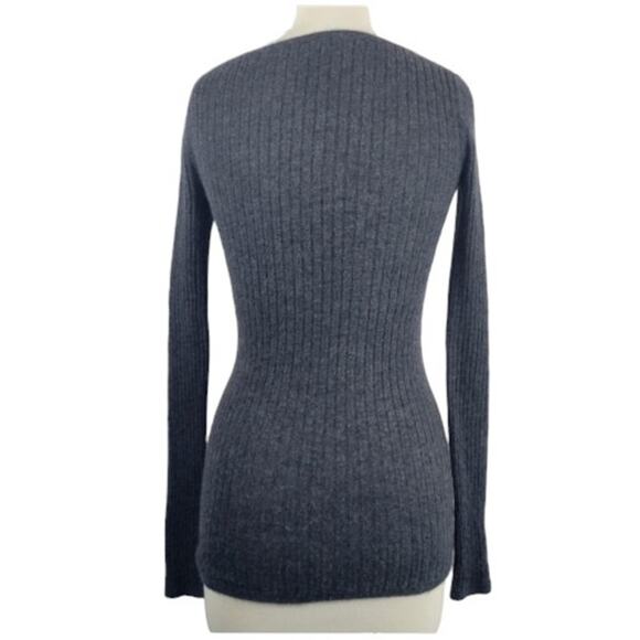 The Cashmere Project Ribbed Sweater Grey Size XS - Picture 3 of 6